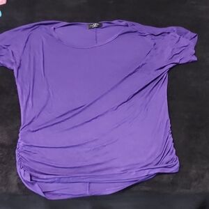 H&M Purple Relaxed Fit Short Sleeve Tee